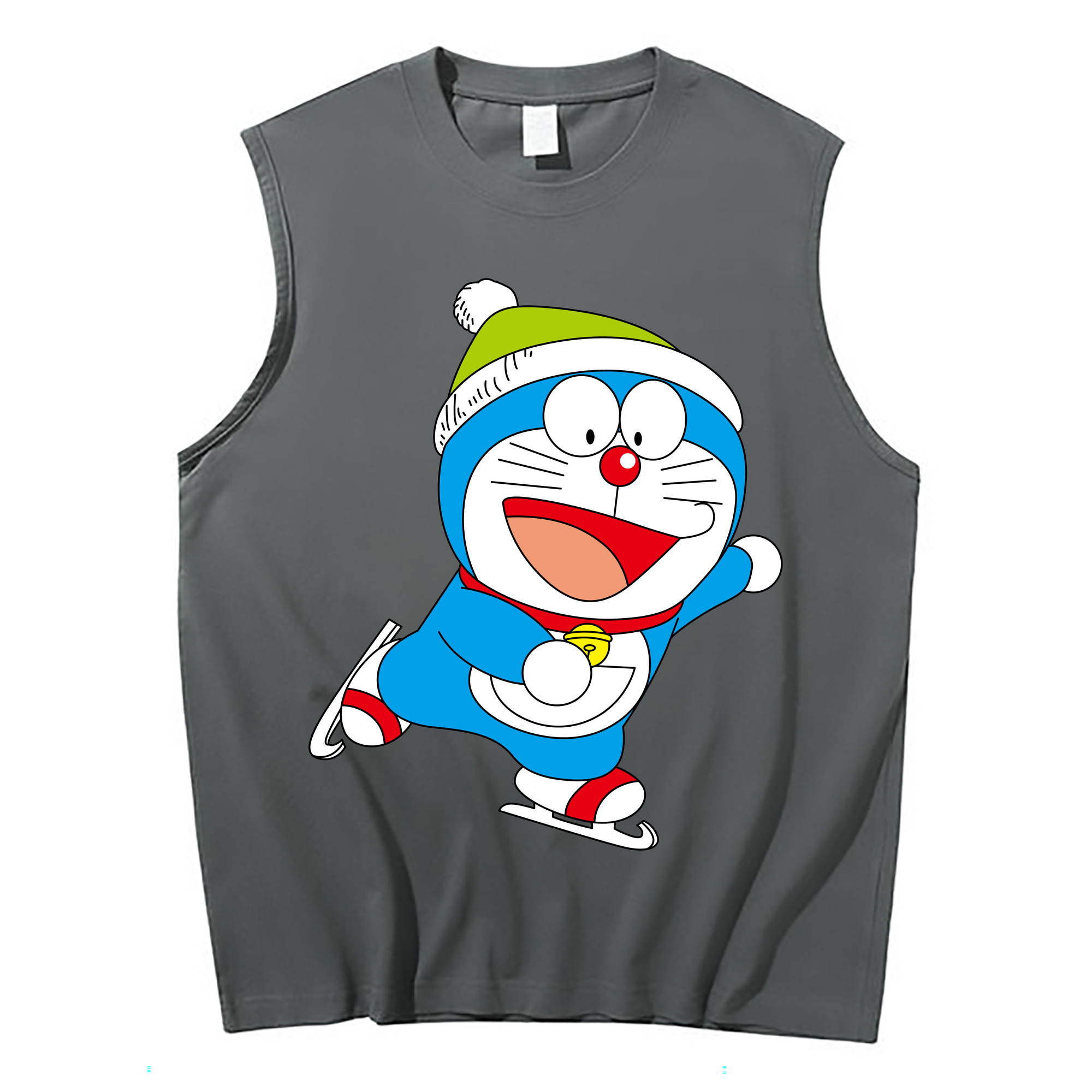 （画像用） ドラえもん Doraemon コットン100％タンクトップ（フロントプリント）